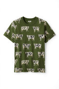 Round neck half sleeve t-shirt